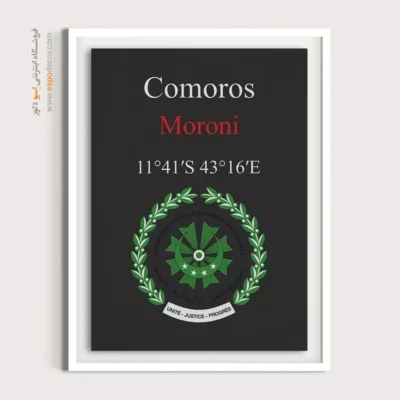 تابلو نماد های کشورهای جهان - اسپو دکور