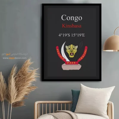 تابلو نماد های کشورهای جهان - اسپو دکور