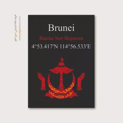 تابلو نماد های کشورهای جهان - اسپو دکور