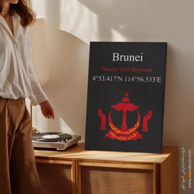 تابلو نماد های کشورهای جهان - اسپو دکور