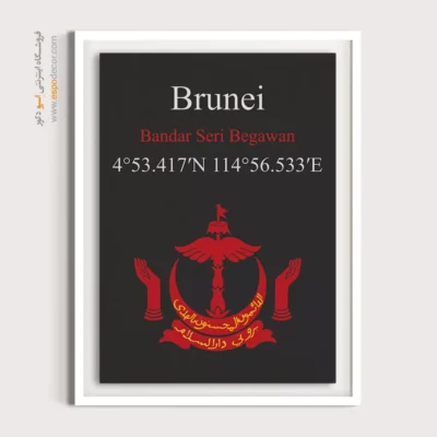 تابلو نماد های کشورهای جهان - اسپو دکور