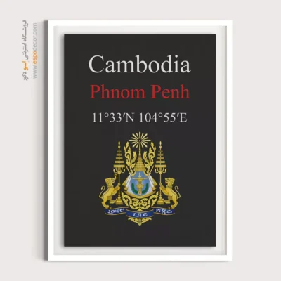 تابلو نماد های کشورهای جهان - اسپو دکور