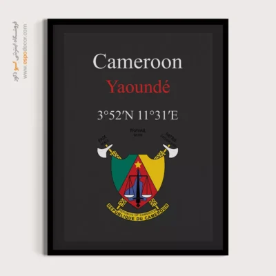 تابلو نماد های کشورهای جهان - اسپو دکور