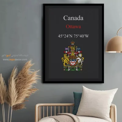 تابلو نماد های کشورهای جهان - اسپو دکور