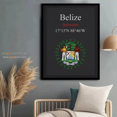 تابلو نماد های کشورهای جهان - اسپو دکور