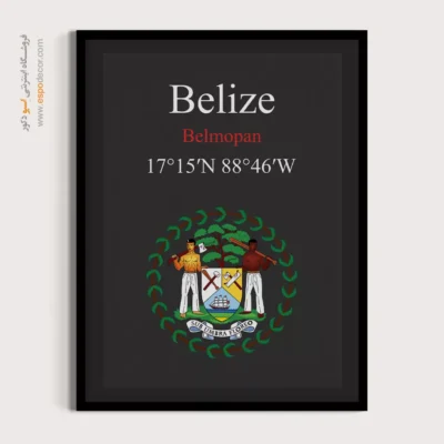 تابلو نماد های کشورهای جهان - اسپو دکور