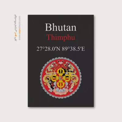 تابلو نماد های کشورهای جهان - اسپو دکور