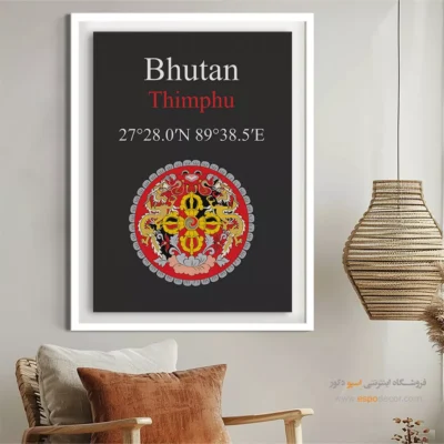 تابلو نماد های کشورهای جهان - اسپو دکور