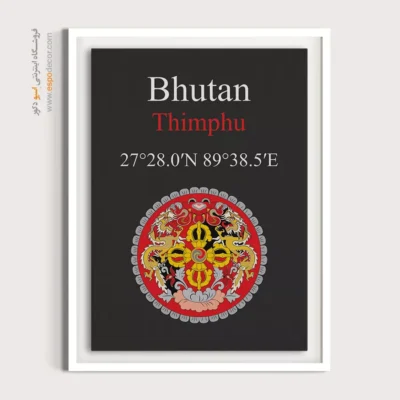 تابلو نماد های کشورهای جهان - اسپو دکور