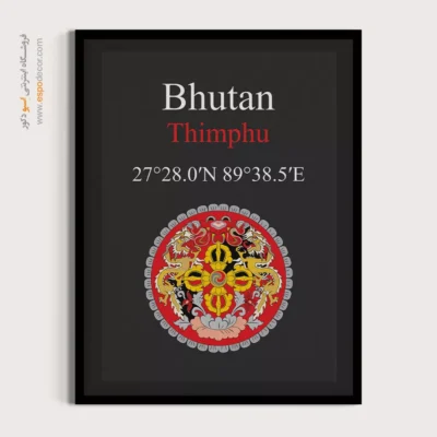 تابلو نماد های کشورهای جهان - اسپو دکور