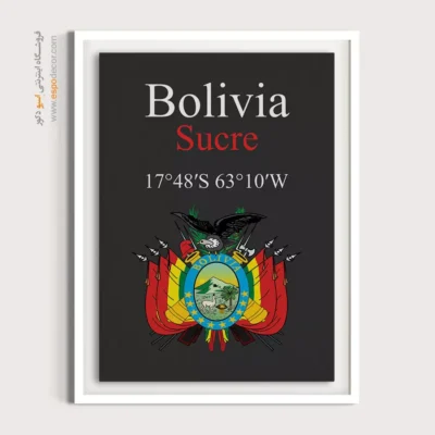 تابلو نماد های کشورهای جهان - اسپو دکور