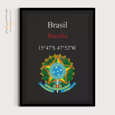 تابلو نماد های کشورهای جهان - اسپو دکور