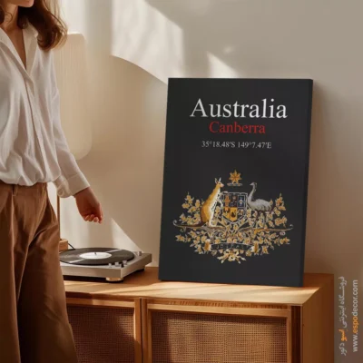 تابلو نماد های کشورهای جهان - اسپو دکور