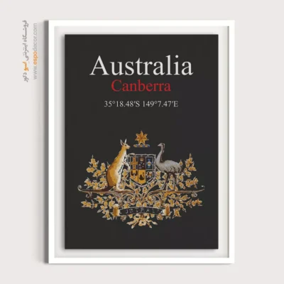 تابلو نماد های کشورهای جهان - اسپو دکور