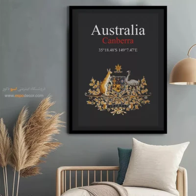 تابلو نماد های کشورهای جهان - اسپو دکور