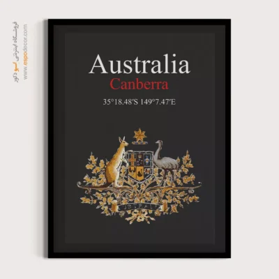 تابلو نماد های کشورهای جهان - اسپو دکور