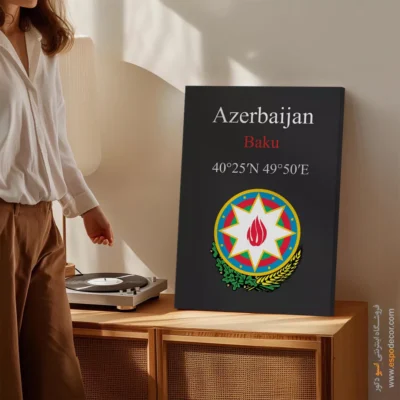 تابلو نماد های کشورهای جهان - اسپو دکور