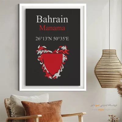 تابلو نماد های کشورهای جهان - اسپو دکور