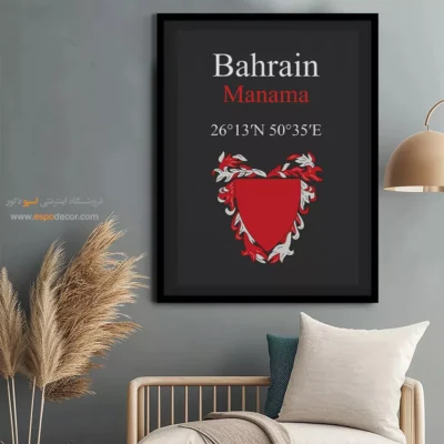 تابلو نماد های کشورهای جهان - اسپو دکور