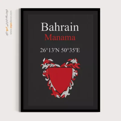 تابلو نماد های کشورهای جهان - اسپو دکور