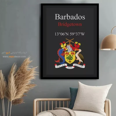 تابلو نماد های کشورهای جهان - اسپو دکور