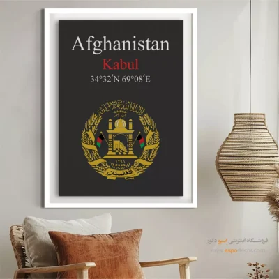 تابلو نماد های کشورهای جهان - اسپو دکور