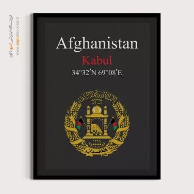 تابلو نماد های کشورهای جهان - اسپو دکور