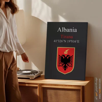 تابلو نماد های کشورهای جهان - اسپو دکور