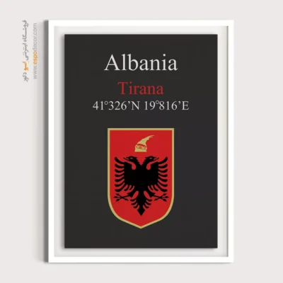 تابلو نماد های کشورهای جهان - اسپو دکور