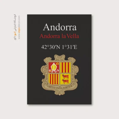 تابلو نماد های کشورهای جهان - اسپو دکور