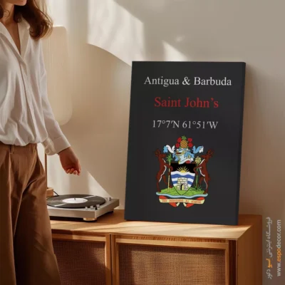 تابلو نماد های کشورهای جهان - اسپو دکور