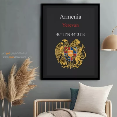 تابلو نماد های کشورهای جهان - اسپو دکور