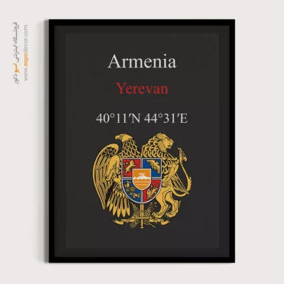 تابلو نماد های کشورهای جهان - اسپو دکور