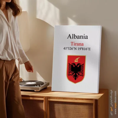 تابلو نماد های کشورهای جهان - اسپو دکور