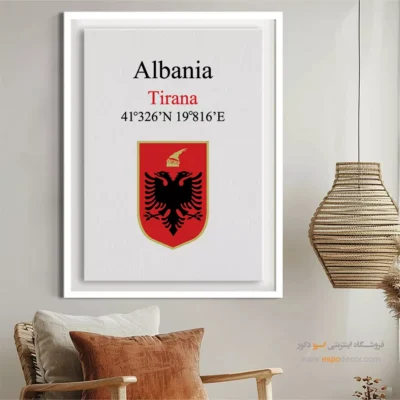 تابلو نماد های کشورهای جهان - اسپو دکور