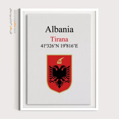 تابلو نماد های کشورهای جهان - اسپو دکور