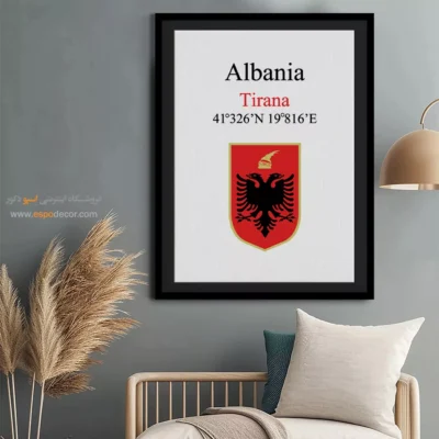 تابلو نماد های کشورهای جهان - اسپو دکور