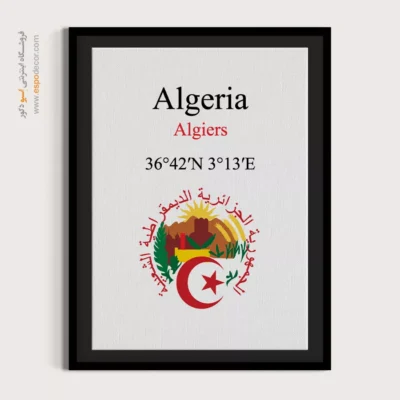 تابلو نماد های کشورهای جهان - اسپو دکور