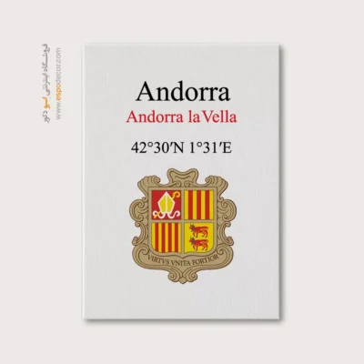 تابلو نماد های کشورهای جهان - اسپو دکور