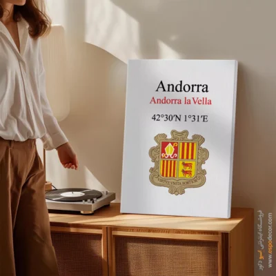 تابلو نماد های کشورهای جهان - اسپو دکور