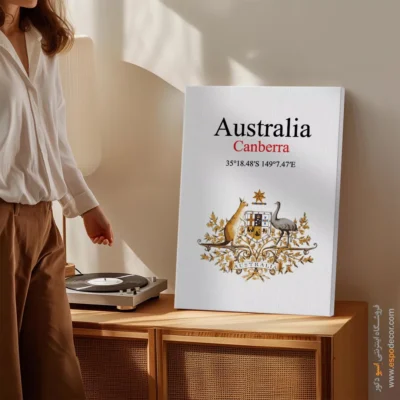 تابلو نماد های کشورهای جهان - اسپو دکور