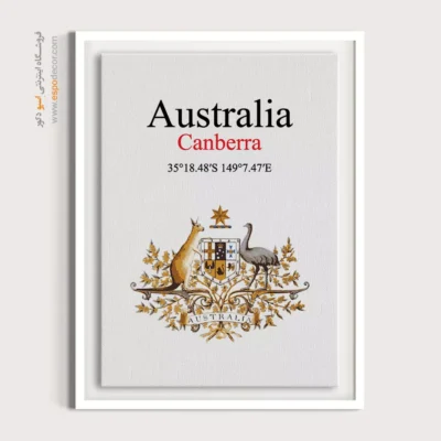 تابلو نماد های کشورهای جهان - اسپو دکور