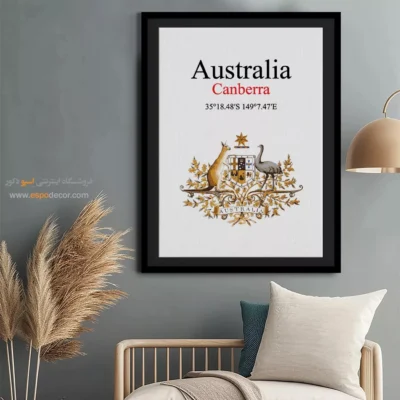 تابلو نماد های کشورهای جهان - اسپو دکور