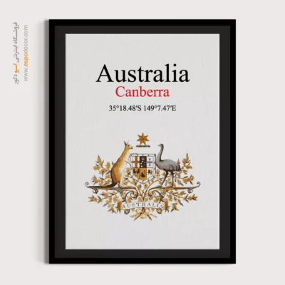 تابلو نماد های کشورهای جهان - اسپو دکور