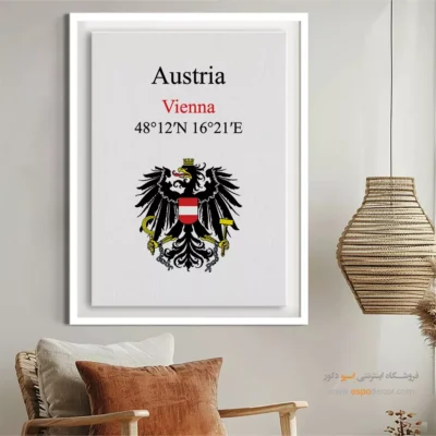 تابلو نماد های کشورهای جهان - اسپو دکور