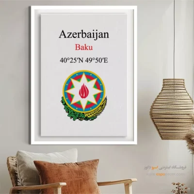 تابلو نماد های کشورهای جهان - اسپو دکور