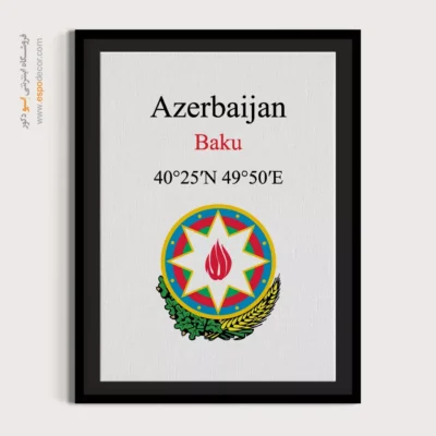 تابلو نماد های کشورهای جهان - اسپو دکور