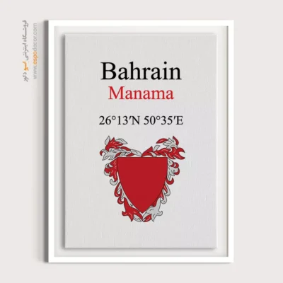 تابلو نماد های کشورهای جهان - اسپو دکور