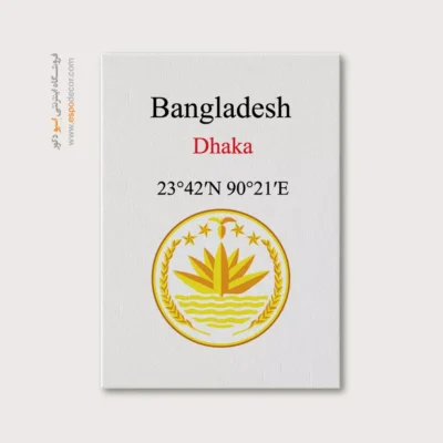 تابلو نماد های کشورهای جهان - اسپو دکور