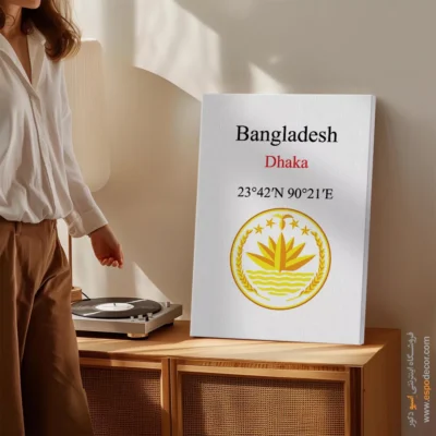 تابلو نماد های کشورهای جهان - اسپو دکور